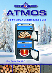 ATMOS Prospekt Holzvergaserheizkessel